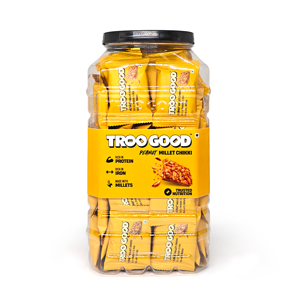 Peanut Millet Chikki - 10g (pack of 60)